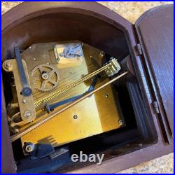 MCM Vintage Forestville Z Jewelled Chime German Mantel Clock working