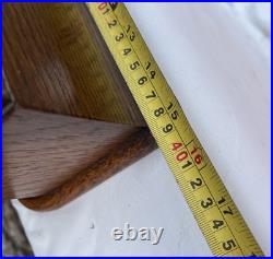 Made In England Garrard Clock With Key & Westminster Chime In Oak Case