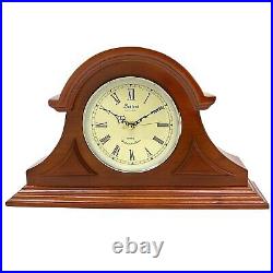 Mahogany Cherry Mantel Clock with Chimes