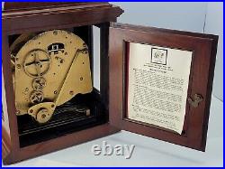 Mahogany Elliott Dual Chime Musical Bracket Clock