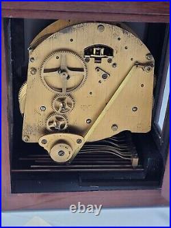 Mahogany Elliott Dual Chime Musical Bracket Clock