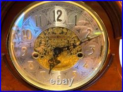 Mantel Clock Howard Miller Barrett 630-200 Keywound Cherry Wood Westminster