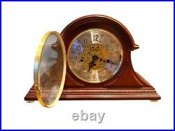 Mantel Clock Howard Miller Barrett 630-200 Keywound Cherry Wood Westminster