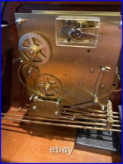 Mantel Clock Howard Miller Barrett 630-200 Keywound Cherry Wood Westminster