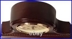Mantel Clocks, Battery Operated, Silent Wood Mantle Clock with Westminster