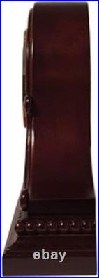 Mantel Clocks, Battery Operated, Silent Wood Mantle Clock with Westminster