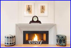 Mantel Clocks, Battery Operated, Silent Wood Mantle Clock with Westminster Ch