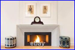 Mantel Clocks, Battery Operated, Silent Wood Mantle Clock with Westminster Ch