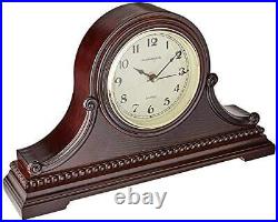 Mantel Clocks, Battery Operated, Silent Wood Table Clock with Westminster Chi