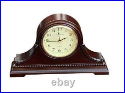 Mantel Clocks, Battery Operated, Silent Wood Table Clock with Westminster Chi