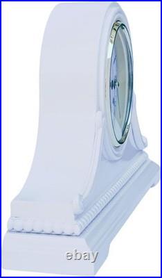 Mantel Clocks, Battery Operated, Silent Wood Table Clock with Westminster Chimes