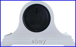 Mantel Clocks, Battery Operated, Silent Wood Table Clock with Westminster Chimes