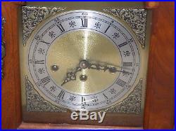 Mantle Clock Emperor Tempus Fugit Westminster Chime Key Wound Mantle Clock