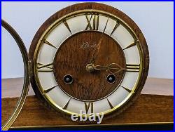 Mid Century Modern Mantle Clock Mechanical