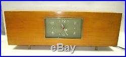 Mid-Century Modern Sessions 2C Westminster Chime Electric Clock -Running