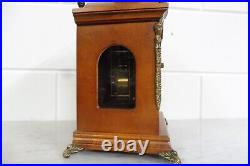 Mid-Century Vintage Dutch Mantel Clock Desk Clock Westminster Chime