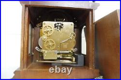 Mid-Century Vintage Dutch Mantel Clock Desk Clock Westminster Chime