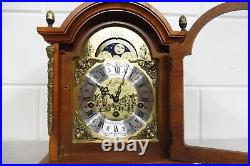 Mid-Century Vintage Dutch Mantel Clock Desk Clock Westminster Chime