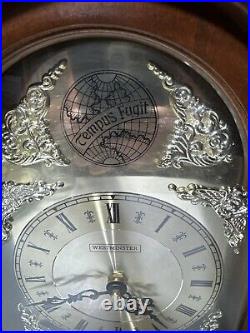 Modern Westminster Chime Quartz Battery Colonial Bracket Style clock TESTED NICE