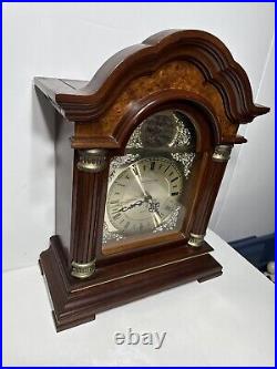 Modern Westminster Chime Quartz Battery Colonial Bracket Style clock TESTED NICE