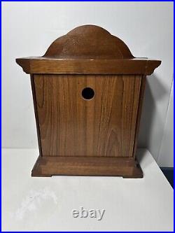 Modern Westminster Chime Quartz Battery Colonial Bracket Style clock TESTED NICE