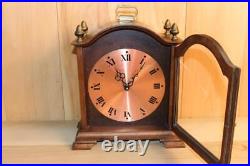 Modern Westminster Chime Quartz Battery Dutch Hood Style Bracket Clock