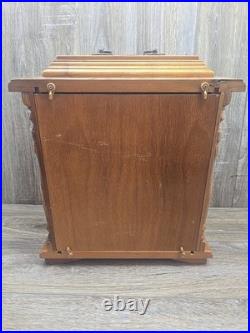 Moon Phase Emperor Mantel Clock Vintage 1970's Era