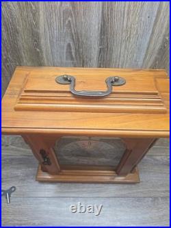 Moon Phase Emperor Mantel Clock Vintage 1970's Era