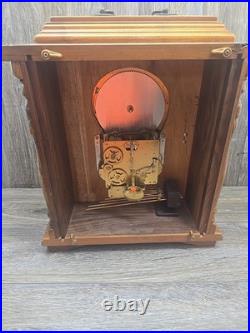 Moon Phase Emperor Mantel Clock Vintage 1970's Era