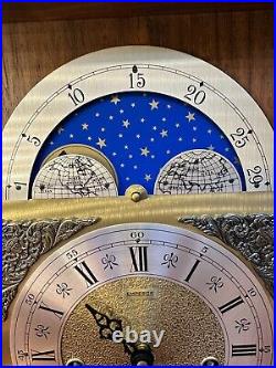 Moon Phase Emperor walnut mantel clock $550.00 $OBO$