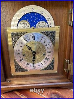 Moon Phase Emperor walnut mantel clock $550.00 $OBO$