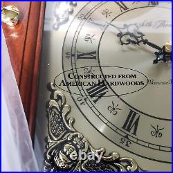 NEW 2007 Seth Thomas Sturbridge Quartz Mantel Clock #MWL 7503 Retired