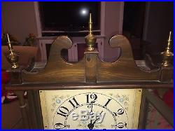 NEW ENGLAND CLOCK CO LARGE MANTEL 8-DAY WESTMINSTER CHIME Germany 218C