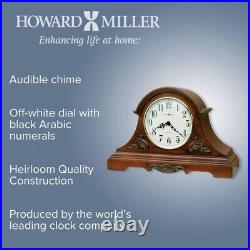 NEW Howard Miller Sheldon 635127 Americana Cherry Mantel Clock withQuartz