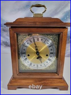 NICE HOWARD MILLER Graham Key Wound Mantel Clock 612-437 340-020A Triple Chime