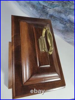 NICE HOWARD MILLER Graham Key Wound Mantel Clock 612-437 340-020A Triple Chime