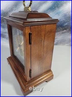 NICE HOWARD MILLER Graham Key Wound Mantel Clock 612-437 340-020A Triple Chime