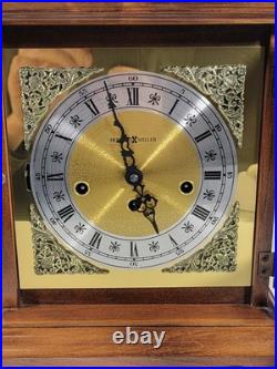 NICE HOWARD MILLER Graham Key Wound Mantel Clock 612-437 340-020A Triple Chime