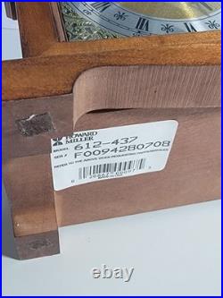 NICE HOWARD MILLER Graham Key Wound Mantel Clock 612-437 340-020A Triple Chime