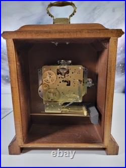 NICE HOWARD MILLER Graham Key Wound Mantel Clock 612-437 340-020A Triple Chime