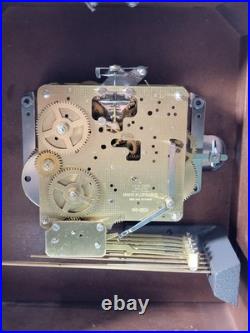 NICE HOWARD MILLER Graham Key Wound Mantel Clock 612-437 340-020A Triple Chime