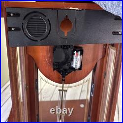 Near Mint Seiko Mahogany Finish Pendulum Chiming Cherry Wall Clock QXH118BLH
