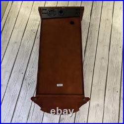 Near Mint Seiko Mahogany Finish Pendulum Chiming Cherry Wall Clock QXH118BLH