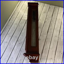 Near Mint Seiko Mahogany Finish Pendulum Chiming Cherry Wall Clock QXH118BLH