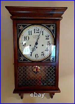 New England Clock Co-8 Day Westminster Regulator-Schoolhouse Clock-Limited