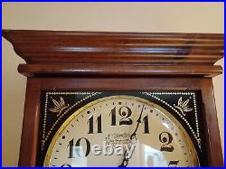 New England Clock Co-8 Day Westminster Regulator-Schoolhouse Clock-Limited