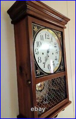 New England Clock Co-8 Day Westminster Regulator-Schoolhouse Clock-Limited