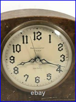 New Haven Clock Co Electric Westminster Chime For Parts Or Restoration Made USA
