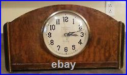 New Haven Clock Co Electric Westminster Chime Mantel Clock Working NHS 611-337C