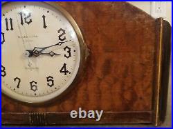 New Haven Clock Co Electric Westminster Chime Mantel Clock Working NHS 611-337C